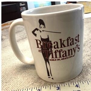 VIntage Breakfast at Tiffanys Mug Noble OK Coffee Cup